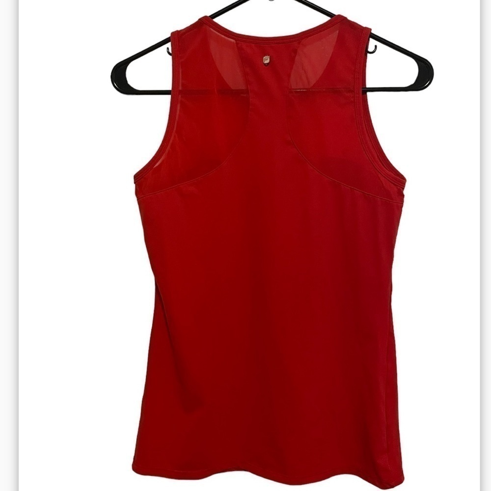 Fabletics Red Mesh Racerback Workout Tank Size XS - Picture 7 of 8